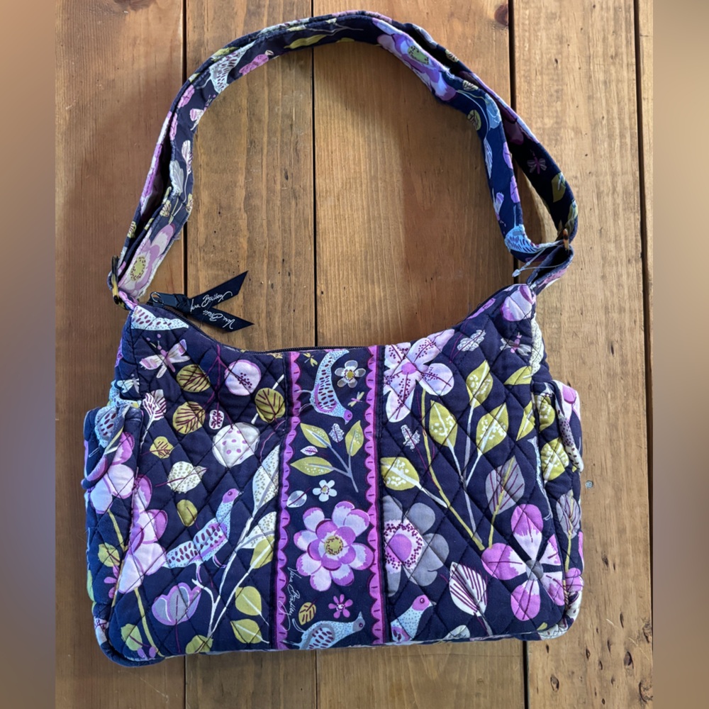 Vera Bradley Floral Nightingale Hobo Bag